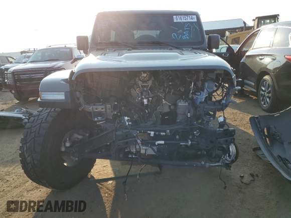2020 Jeep Wrangler Unlimited Willys with VIN 1C4HJXDN4NW122752, listed as a Copart auction lot 61615714 with 23,934 mi miles and Clean Title. Bid and sale history available at DreamBid. Image 5.