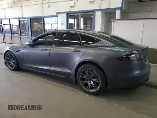 2022 Tesla Model S с VIN 5YJSA1E5XNF488415, выставлен на аукционе Copart как лот 57347565 с пробегом 18 662 миль миль и Списание • Salvage title. История ставок и продаж доступна на DreamBid. Изображение 2.