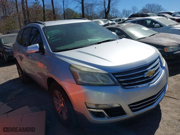 2015 Chevrolet Traverse LT with VIN 1GNKRGKD5FJ105196, listed as a IAAI auction lot 41655991 with 185,941 mi miles. Bid and sale history available at carsss.com. Image 1.