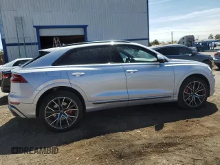 2019 Audi Q8 Premium Plus z VIN WA1EVAF13KD021055, wystawiony jako Copart lot #51812235 z przebiegiem 96 502 mil mil oraz Czysty tytuł • Clean title. Historia ofert i sprzedaży dostępna na DreamBid. Obrazek 3.
