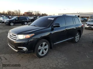 2012 Toyota Highlander Limited with VIN 5TDDK3EHXCS124113, listed as a Copart auction lot 87661275 with 168,543 mi miles and Salvage Title. Bid and sale history available at carsss.com. Image 1.