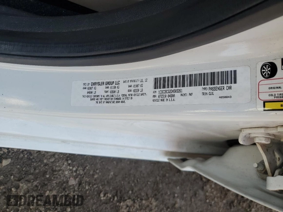 2013 Chrysler 200 Limited with VIN 1C3CCBCG2DN503261, listed as a Copart auction lot 49158285 with 186,902 mi miles and Salvage Title. Bid and sale history available at carsss.com. Image 12.