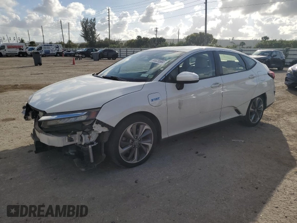 2018 Honda Clarity Plug-In Hybrid with VIN JHMZC5F12JC009678, listed as a Copart auction lot 80025584 with 60,876 mi miles and Salvage Title. Bid and sale history available at carsss.com. Image 1.
