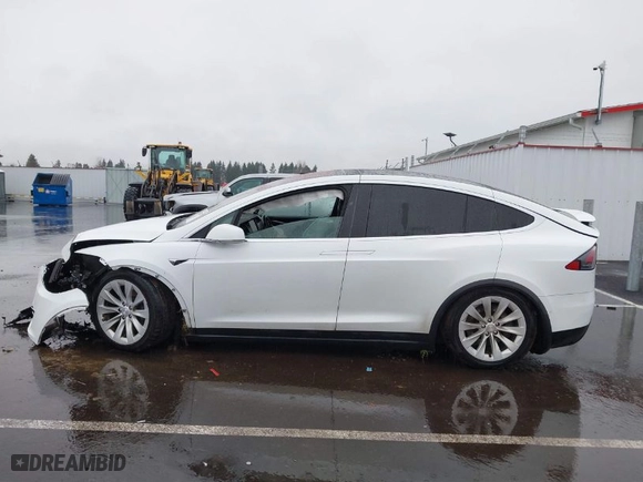 2019 Tesla Model X 75D with VIN 5YJXCBE22KF198905, listed as a IAAI auction lot 41221320 with NaN miles. Bid and sale history available at carsss.com. Image 15.