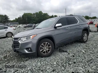 2019 Chevrolet Traverse LT Cloth with VIN 1GNERGKW8KJ234722, listed as a Copart auction lot 58146265 with 112,192 mi miles and Salvage title. Bid and sale history available at DreamBid. Image 1.