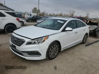 2017 Hyundai Sonata Sport with VIN 5NPE34AF2HH592961, listed as a Copart auction lot 77575494 with 77,318 mi miles and Salvage Title. Bid and sale history available at DreamBid. Image 1.