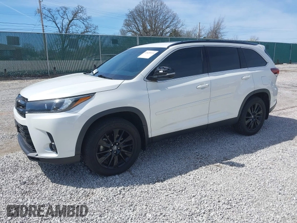 2019 Toyota Highlander SE with VIN 5TDJZRFH0KS620178, listed as a IAAI auction lot 41829974 with 73,701 mi miles. Bid and sale history available at carsss.com. Image 18.