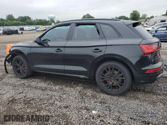 2025 Audi SQ5 Premium Plus with VIN WA1B4AFYXS2032116, listed as a Copart auction lot 60176795 with Not provided miles and Salvage title. Bid and sale history available at DreamBid. Image 2.