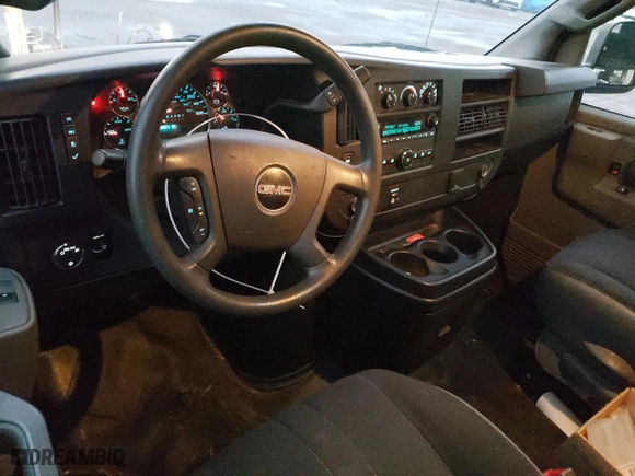 2019 GMC Savana Cargo Van with VIN 1GTW7AFG6K1314555, listed as a Copart auction lot 84902994 with 258,571 mi miles and Salvage Title. Bid and sale history available at carsss.com. Image 8.
