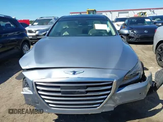 2017 Genesis G80 3.8L with VIN KMHGN4JE1HU195673, listed as a IAAI auction lot 41848806 with 147,327 mi miles. Bid and sale history available at carsss.com. Image 13.