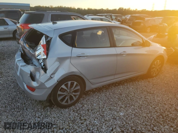 2015 Hyundai Accent Sport with VIN KMHCU5AEXFU233647, listed as a Copart auction lot 80048004 with 90,875 mi miles and Salvage Title. Bid and sale history available at carsss.com. Image 3.