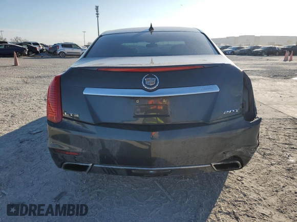 2014 Cadillac CTS Sedan RWD with VIN 1G6AP5SX7E0194625, listed as a Copart auction lot 88546775 with 127,934 mi miles and Salvage Title. Bid and sale history available at carsss.com. Image 6.