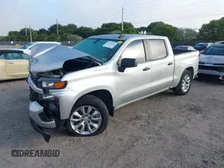 2020 Chevrolet Silverado 1500 Custom with VIN 1GCPWBEF4LZ148741, listed as a IAAI auction lot 41148846 with 108,151 mi miles. Bid and sale history available at carsss.com. Image 17.