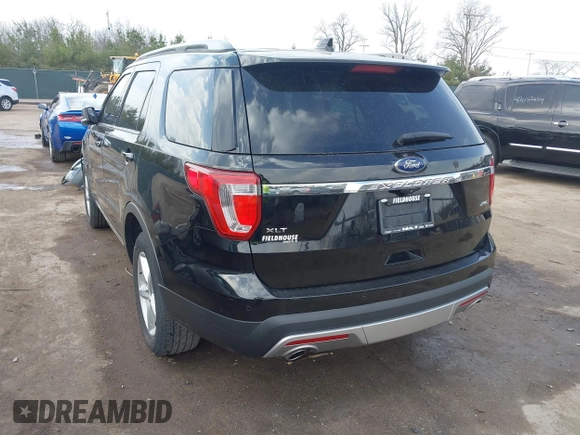 2017 Ford Explorer XLT with VIN 1FM5K8D81HGA56123, listed as a IAAI auction lot 42043249 with 78,415 mi miles and . Bid and sale history available at carsss.com. Image 3.