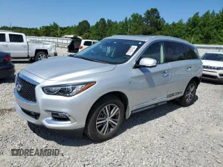2020 Infiniti QX60 Luxe with VIN 5N1DL0MM7LC516103, listed as a Copart auction lot 57853765 with 69,496 mi miles and Salvage title. Bid and sale history available at DreamBid. Image 1.