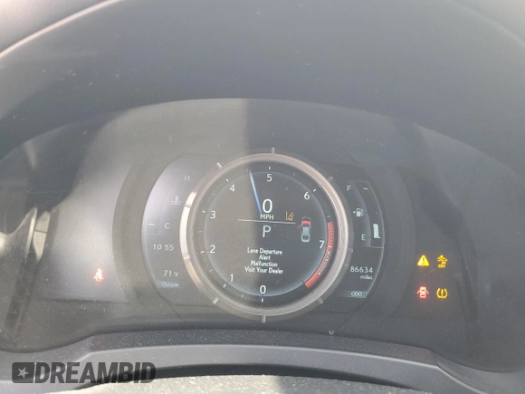 2017 Lexus IS 350 with VIN JTHBE1D29H5031465, listed as a Copart auction lot 49355215 with 86,634 mi miles and Salvage Title. Bid and sale history available at DreamBid. Image 9.