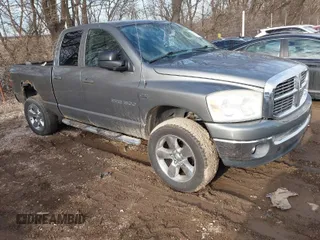 2007 Dodge 1500 Laramie with VIN 1D7HU18237S202967, listed as a IAAI auction lot 41628793 with 252,145 mi miles. Bid and sale history available at carsss.com. Image 1.