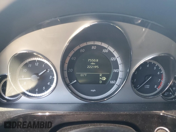 2011 Mercedes-Benz E-Class E 350 Luxury with VIN WDDHF5GB4BA297704, listed as a Copart auction lot 53492705 with 222,195 mi miles and Salvage Title. Bid and sale history available at carsss.com. Image 9.