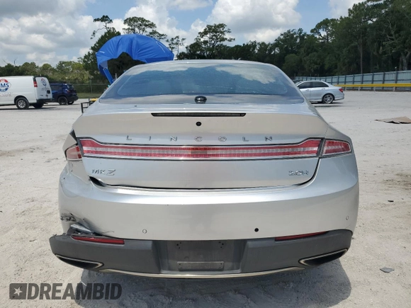 2018 Lincoln MKZ Hybrid Select with VIN 3LN6L5LU6JR625352, listed as a Copart auction lot 57350515 with 156,723 mi miles and Salvage title. Bid and sale history available at DreamBid. Image 6.