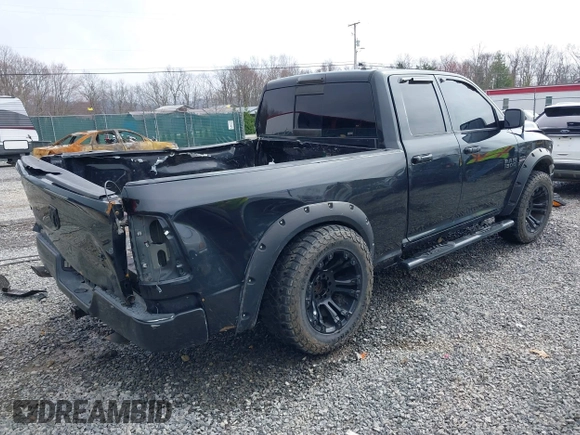 2010 Dodge 1500 TRX with VIN 1D7RV1GT7AS216857, listed as a IAAI auction lot 41936667 with 106,333 mi miles and . Bid and sale history available at carsss.com. Image 4.