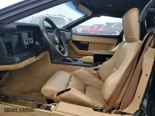 1987 Chevrolet Corvette with VIN 1G1YY3184H5119288, listed as a Copart auction lot 45191605 with 52,340 mi miles and Salvage Title. Bid and sale history available at carsss.com. Image 7.