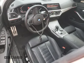 2020 BMW 3 Series M340i with VIN 3MW5U7J05L8B26525, listed as a Copart auction lot 84528894 with 26,380 mi miles and Salvage Title. Bid and sale history available at carsss.com. Image 8.