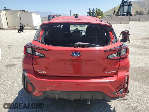 2024 Subaru Crosstrek Premium with VIN JF2GUADC2RH352378, listed as a Copart auction lot 57314525 with Not provided miles and Salvage title. Bid and sale history available at DreamBid. Image 6.