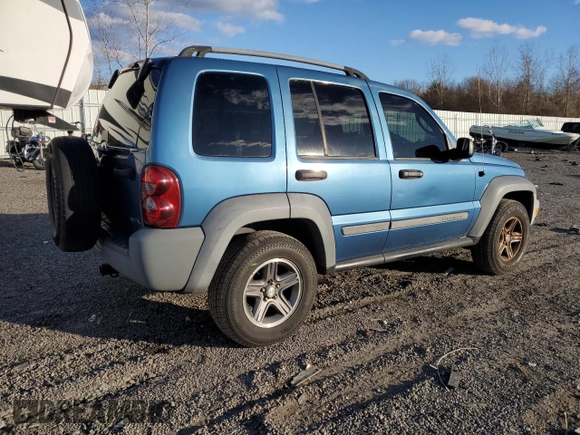 2005 Jeep Liberty Sport with VIN 1J4GK48K05W600229, listed as a Copart auction lot 47898785 with 191,271 mi miles and Clean Title. Bid and sale history available at carsss.com. Image 3.