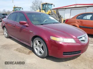 2004 Acura TL with VIN 19UUA66264A046976, listed as a IAAI auction lot 41983088 with 256,000 mi miles. Bid and sale history available at carsss.com. Image 1.