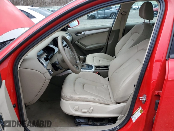 2011 Audi A4 Premium z VIN WAUDFAFL2BA110257, wystawiony jako Copart lot #50890395 z przebiegiem Nie podano mil oraz Szkoda całkowita • Salvage title. Historia ofert i sprzedaży dostępna na DreamBid. Obrazek 7.