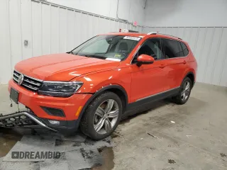 2019 Volkswagen Tiguan SEL Premium with VIN 3VV4B7AX6KM004524, listed as a Copart auction lot 50950915 with 77,563 mi miles and Salvage Title. Bid and sale history available at DreamBid. Image 1.