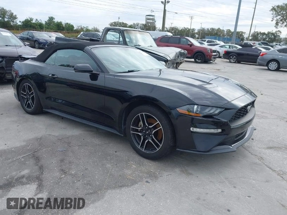 2018 Ford Mustang EcoBoost Premium with VIN 1FATP8UHXJ5136640, listed as a IAAI auction lot 41337482 with 95,471 mi miles and . Bid and sale history available at carsss.com. Image 1.