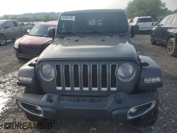 2019 Jeep Wrangler Unlimited Sahara z VIN 1C4HJXEN7KW520659, wystawiony jako Copart lot #65403795 z przebiegiem Nie podano mil oraz Czysty tytuł • Clean title. Historia ofert i sprzedaży dostępna na DreamBid. Obrazek 5.