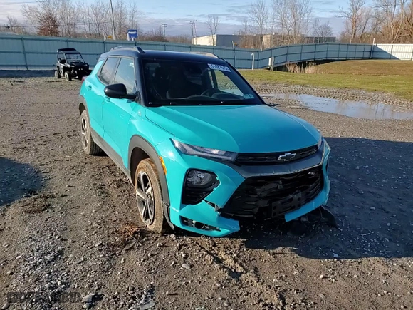 2021 Chevrolet TrailBlazer RS with VIN KL79MUSL7MB070810, listed as a Copart auction lot 51087575 with 68,879 mi miles and Salvage Title. Bid and sale history available at carsss.com. Image 12.