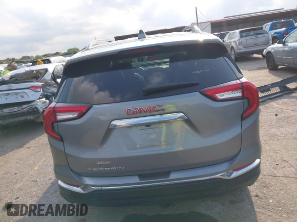 2024 GMC Terrain SLT with VIN 3GKALPEG5RL173429, listed as a IAAI auction lot 42384423 with 38,630 mi miles and . Bid and sale history available at DreamBid. Image 16.