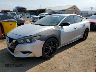 2017 Nissan Maxima S with VIN 1N4AA6APXHC414502, listed as a Copart auction lot 64487285 with 154,509 mi miles and Clean title. Bid and sale history available at DreamBid. Image 1.