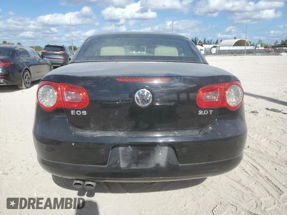 2007 Volkswagen Eos 2.0T with VIN WVWFA71F77V041256, listed as a Copart auction lot 83657394 with 42,030 mi miles and Clean Title. Bid and sale history available at DreamBid. Image 6.