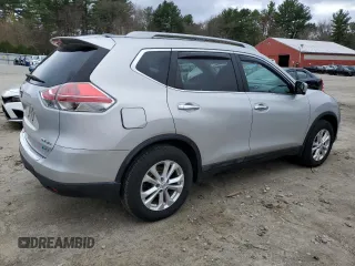 2014 Nissan Rogue SV with VIN 5N1AT2MV5EC873726, listed as a Copart auction lot 52107335 with Not Provided miles and Salvage Title. Bid and sale history available at DreamBid. Image 3.
