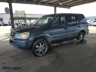 2005 Honda Pilot LX with VIN 2HKYF18135H558116, listed as a Copart auction lot 50272605 with 194,119 mi miles and Salvage Title. Bid and sale history available at carsss.com. Image 1.
