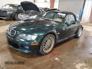 2001 BMW Z3 3.0i with VIN WBACN53451LJ58731, listed as a Copart auction lot 86268494 with 59,355 mi miles and Clean Title. Bid and sale history available at carsss.com. Image 1.