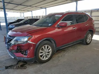 2018 Nissan Rogue SV with VIN 5N1AT2MT9JC722199, listed as a Copart auction lot 52398435 with 87,424 mi miles and Salvage Title. Bid and sale history available at carsss.com. Image 1.