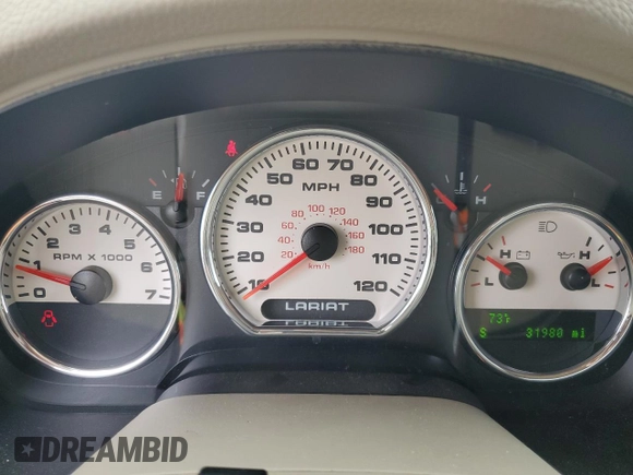 2008 Ford F-150 XLT with VIN 1FTPW12V28FA95908, listed as a Copart auction lot 43431695 with 31,980 mi miles and Salvage Title. Bid and sale history available at carsss.com. Image 9.