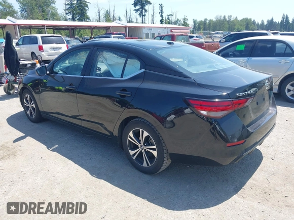 2022 Nissan Sentra SV z VIN 3N1AB8CV0NY256613, wystawiony jako IAAI lot #42440347 z przebiegiem 65 030 mil mil oraz . Historia ofert i sprzedaży dostępna na DreamBid. Obrazek 3.