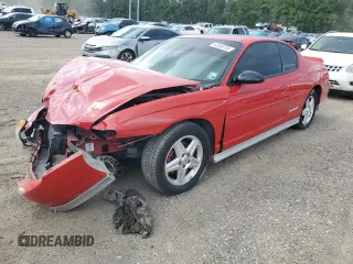 2004 Chevrolet Monte Carlo SS Supercharged with VIN 2G1WZ151749295657, listed as a Copart auction lot 62006735 with 131,660 mi miles and Salvage title. Bid and sale history available at DreamBid. Image 1.