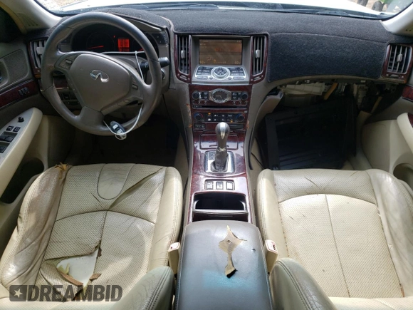 2008 Infiniti G35 Journey with VIN JNKBV61E98M228766, listed as a Copart auction lot 60345775 with 166,657 mi miles and Salvage title. Bid and sale history available at DreamBid. Image 8.