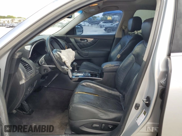 2010 Infiniti FX with VIN JN8AS1MU9AM800926, listed as a Copart auction lot 57456345 with 176,892 mi miles and Salvage title. Bid and sale history available at DreamBid. Image 7.
