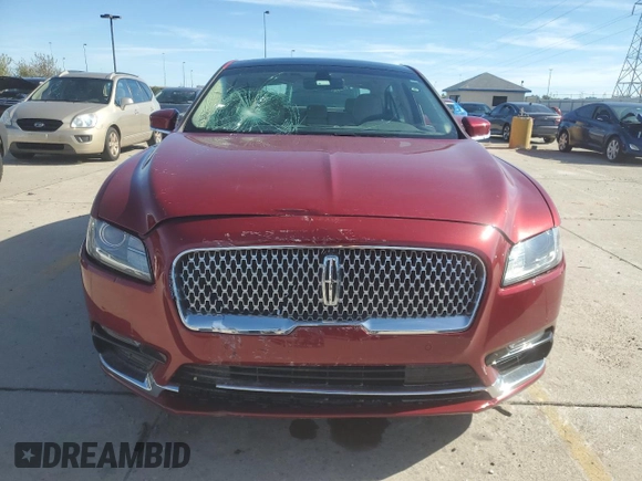 2017 Lincoln Continental Reserve with VIN 1LN6L9RP5H5608760, listed as a Copart auction lot 79564964 with 0 mi miles and Salvage Title. Bid and sale history available at carsss.com. Image 5.