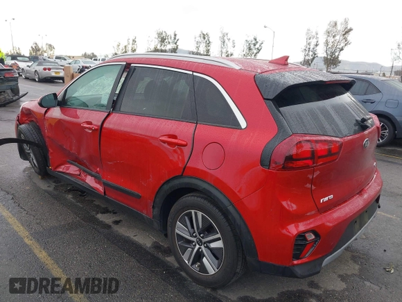 2021 Kia Niro LX with VIN KNDCB3LC6M5471707, listed as a IAAI auction lot 41755903 with 27,196 mi miles. Bid and sale history available at carsss.com. Image 3.