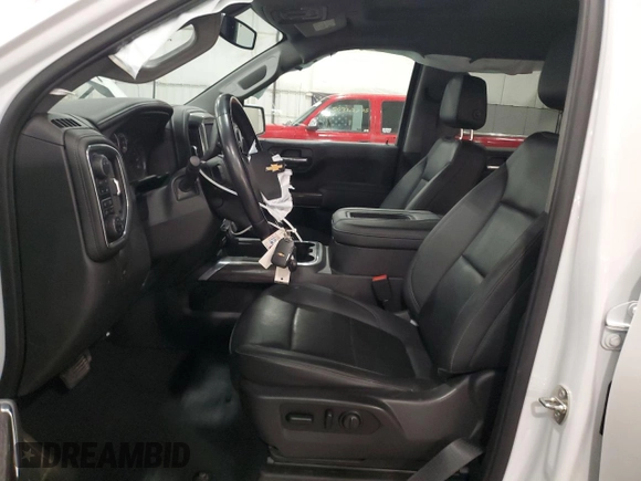 2021 Chevrolet Silverado 1500 LTZ with VIN 3GCUYGET2MG135004, listed as a Copart auction lot 50825955 with 53,594 mi miles and Salvage Title. Bid and sale history available at DreamBid. Image 7.