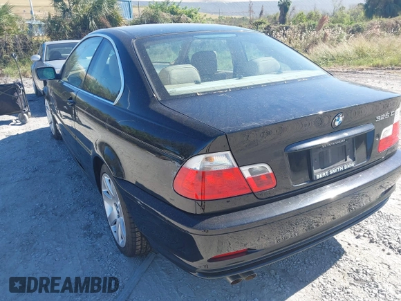 2002 BMW 3 Series 325Ci with VIN WBABN33442PG55962, listed as a IAAI auction lot 41369217 with 96,003 mi miles and . Bid and sale history available at DreamBid. Image 3.